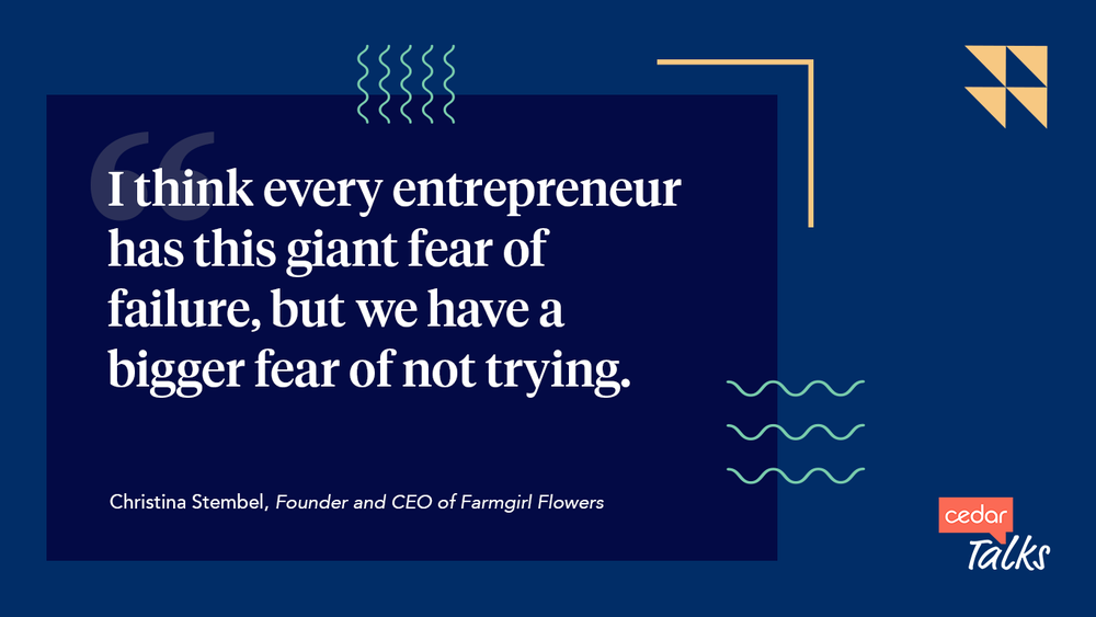 Cedar Talks: Farmgirl Flowers Founder Christina Stembel’s Top Five Insights on Bootstrapping for Good